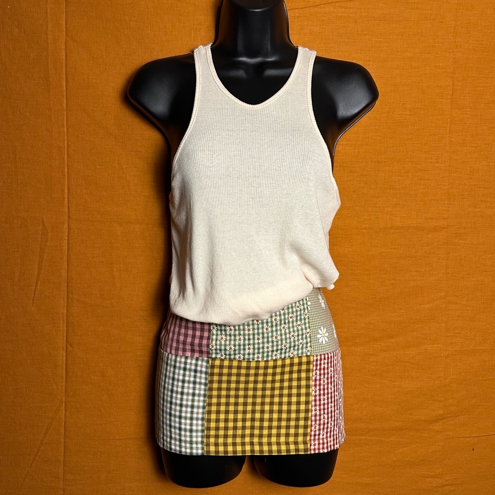The Ragged Priest Multicolored Patchwork Skirt NWT - image 2